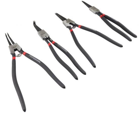 NEILSEN 4 PIECE 13'' CIRCLIP PLIERS SET