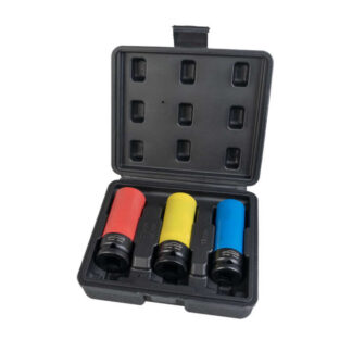 Auto Choice 3pc Alloy Wheel Socket Set