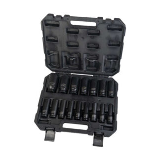 Auto Choice 16pc 1/2″ DR. Deep Impact Sockets