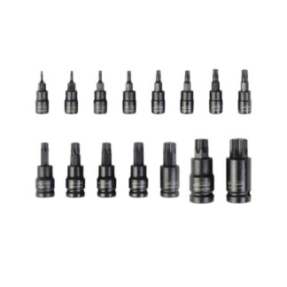 Auto Choice 15pc Long Torx Impact Bit Set